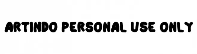 Artindo Personal Use Only  Fuentes Gratis Descargar