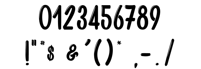 Artisanalerie 1_PersonalUseOnly Font OTHER CHARS