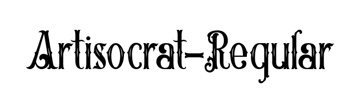 Artisocrat-Regular  Frei Schriftart Herunterladen