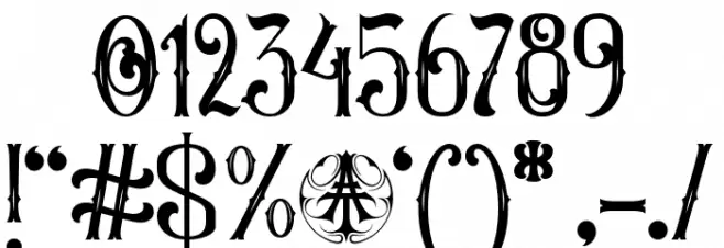 Artisocrat-Regular Font OTHER CHARS