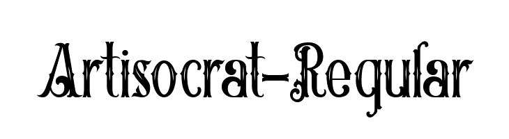 Artisocrat-Regular  les polices de caractères gratuit tlcharger