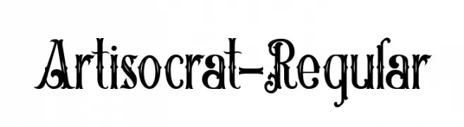 Artisocrat-Regular  Скачать бесплатные шрифты