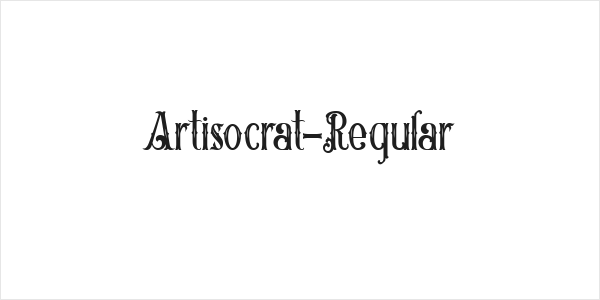 Artisocrat-Regular Logo