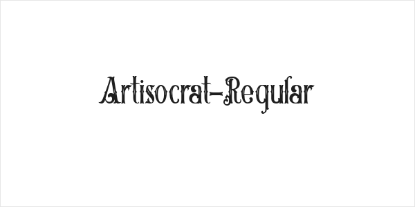 Artisocrat-Regular Logo