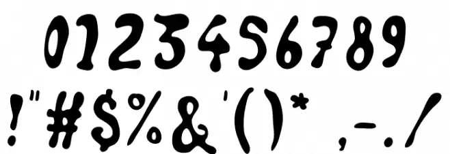 Artisoya Font OTHER CHARS