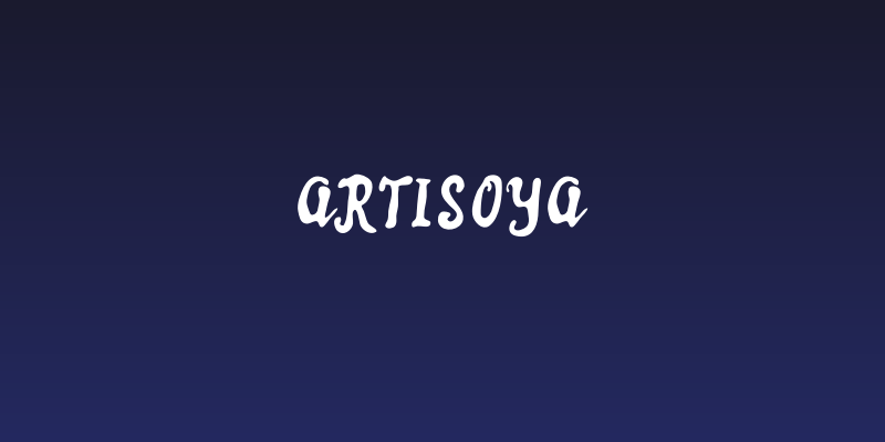 Artisoya Social Header