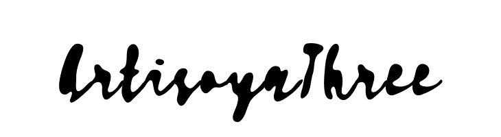 ArtisoyaThree  font caratteri gratis