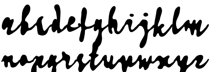 ArtisoyaThree Font LOWERCASE
