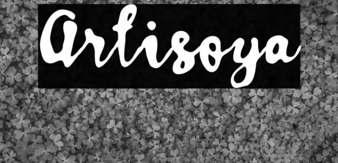 Artisoya Font examples