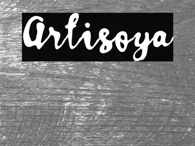 Artisoya Font examples