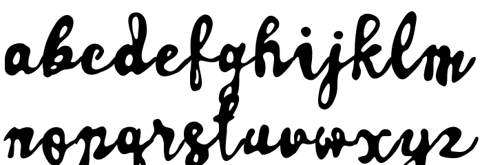 Artisoya Font LOWERCASE