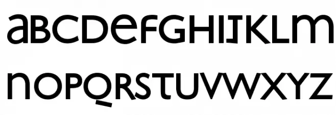 Artist Medium Font UPPERCASE