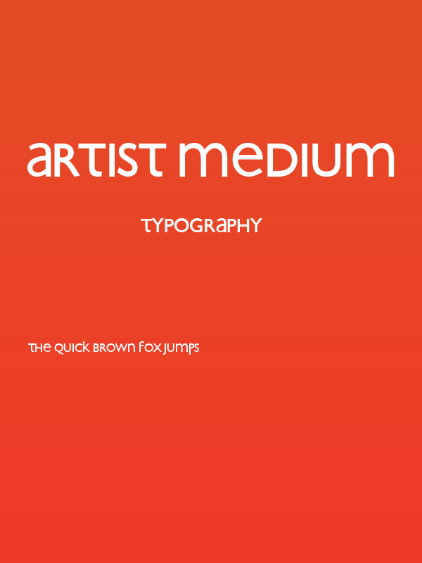 Artist Medium Poster