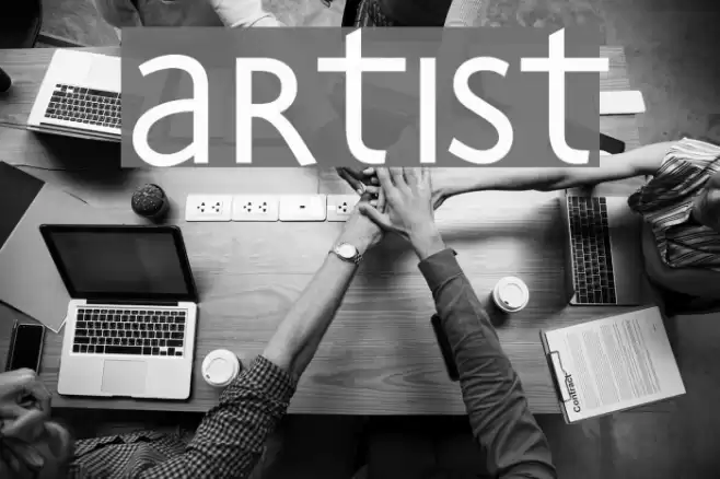 Artist Font examples