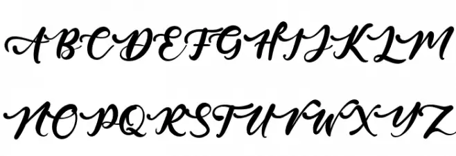 Artistic Calligraphy Schriftart Groß