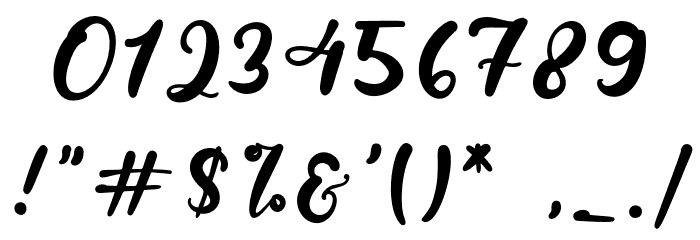 ArtisticCalligraphy Font OTHER CHARS