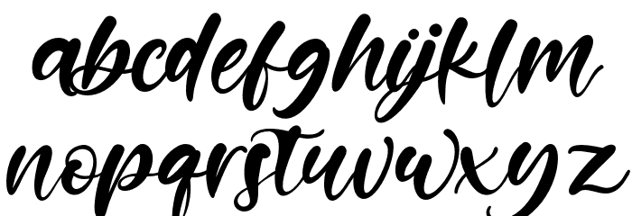 ArtisticCalligraphy Font LOWERCASE