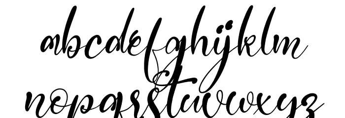 Artistica Italic Font LOWERCASE