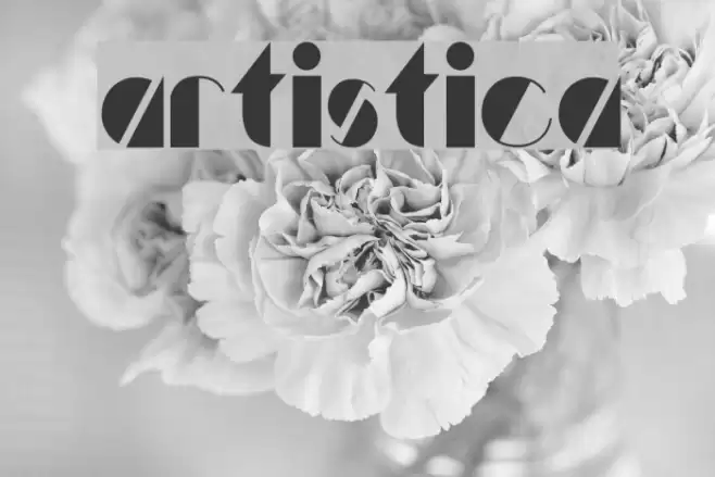 Artistica Font examples