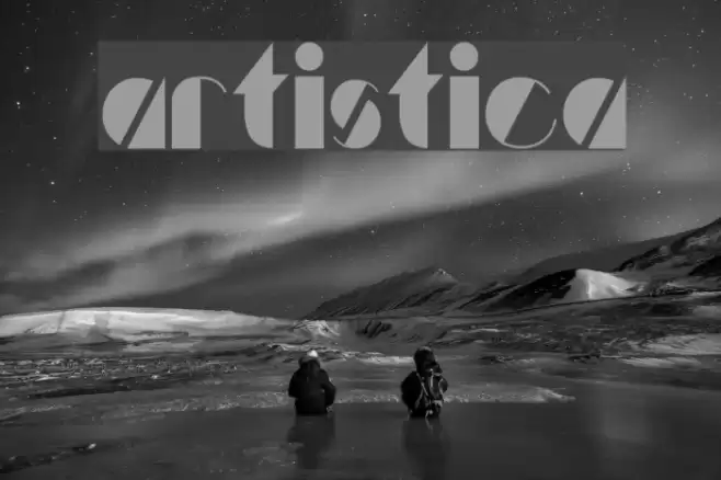 Artistica Font examples