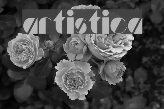 Artistica Font examples