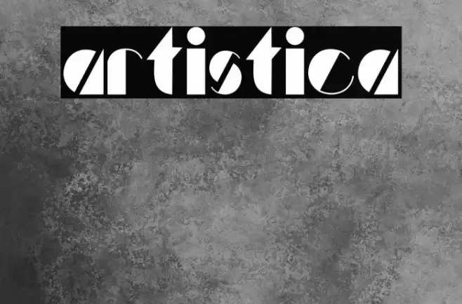 Artistica Font examples