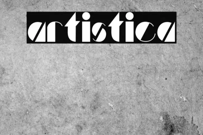 Artistica Font examples