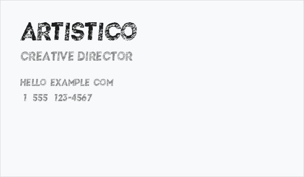 Artistico Business Card