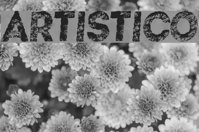 Artistico Font examples