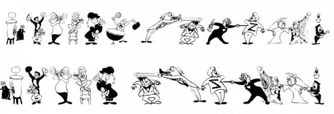 ArtistsTwo Font OTHER CHARS