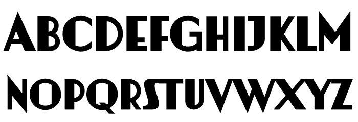 Artisual Deco Black PERSONAL USE ONLY PERSONAL USE ONLY Font LOWERCASE