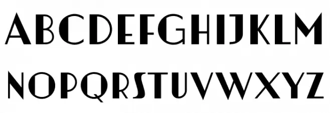 Artisual Deco Regular PERSONAL USE ONLY PERSONAL USE ONLY 字体 小写