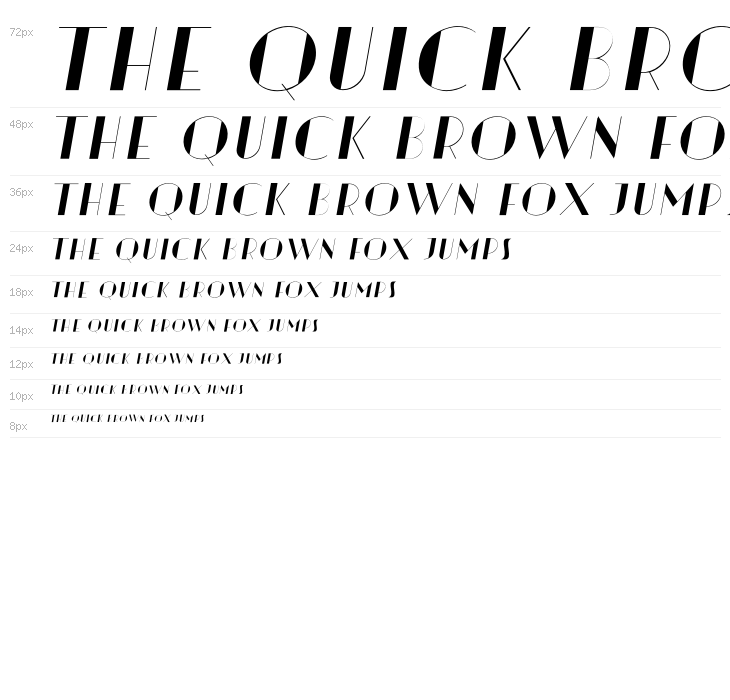 Artisual Deco Thin Italic PERSONAL USE ONLY PERSONAL USE ONLY Waterfall