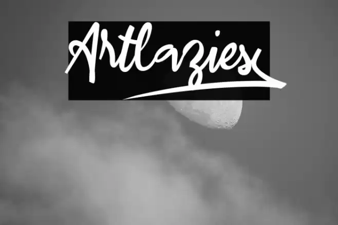Artlazies_ Font examples