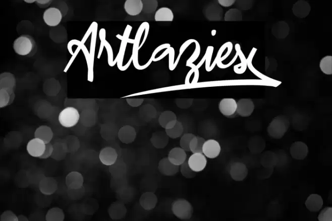 Artlazies_ Font examples