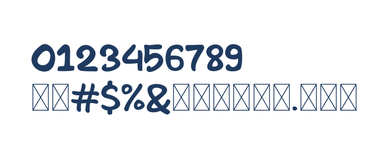 ArtlessDemoRegular Other Characters