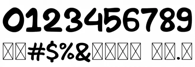 ArtlessDemoRegular Font OTHER CHARS