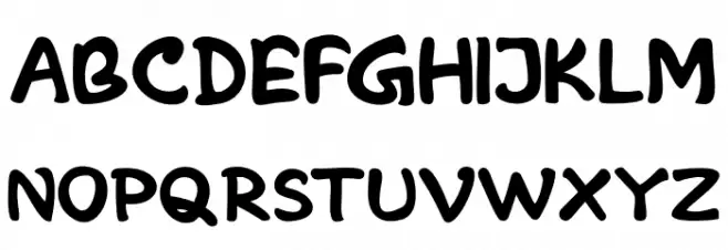 ArtlessDemoRegular Polices MAJUSCULES