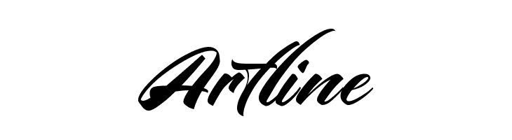 Artline フォント