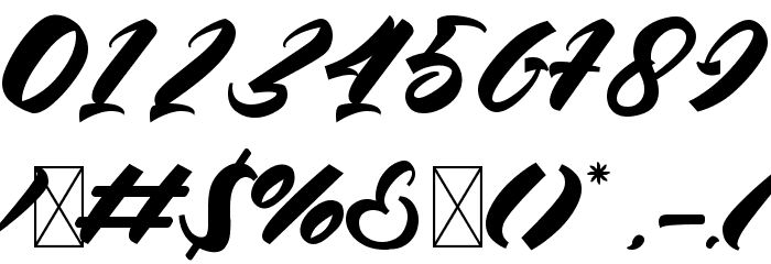 Artline Font OTHER CHARS