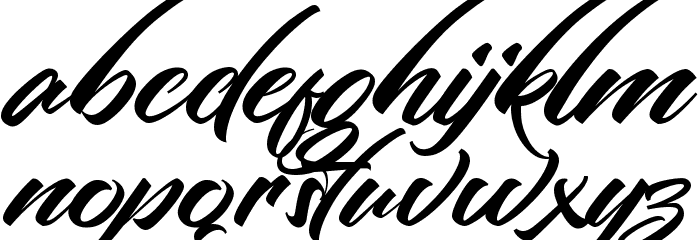 Artline Font LOWERCASE