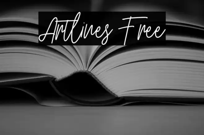 Artlines Free Font examples