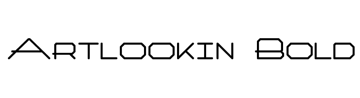 Artlookin Bold Шрифта