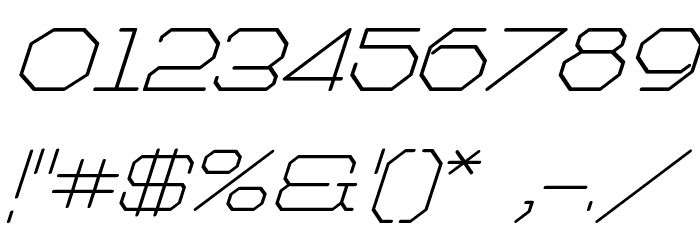 Artlookin Italic フォント その他の文字