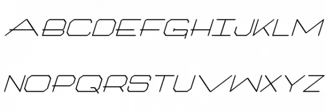 Artlookin Italic Schriftart Groß