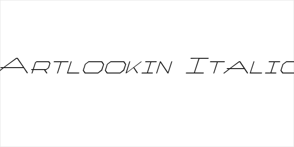 Artlookin Italic Logo
