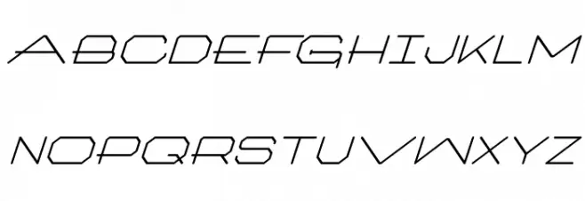 Artlookin Italic フォント 小文字