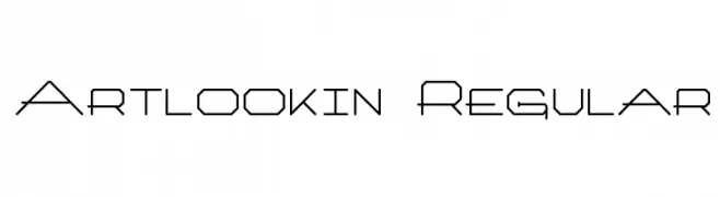 Artlookin Regular  font caratteri gratis