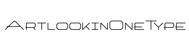 ArtlookinOneType Шрифта