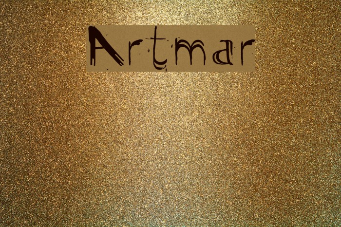 Artmar Font examples